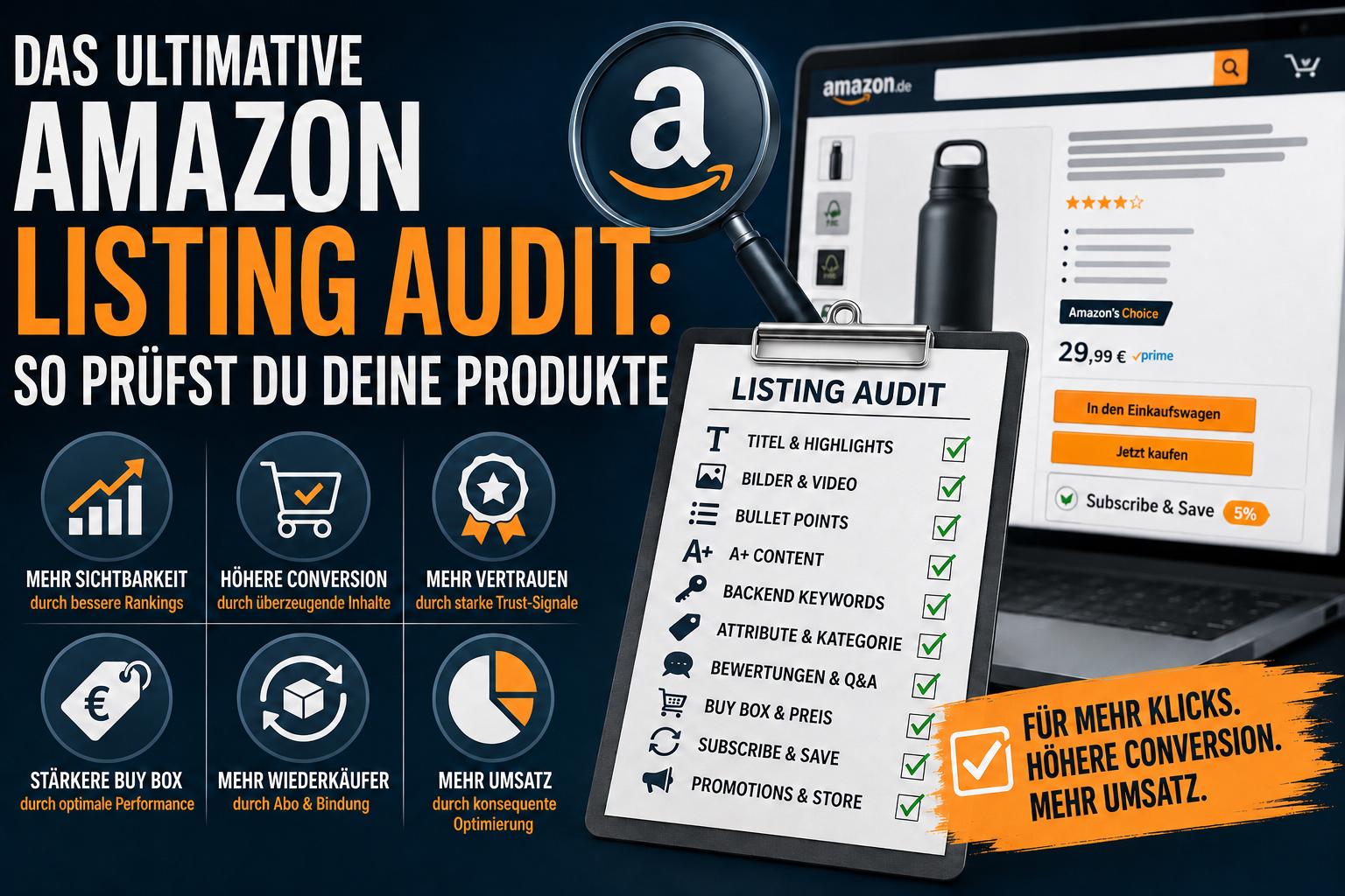 Amazon Listing Audit: So prüfst du deine Produkte für maximalen Erfolg